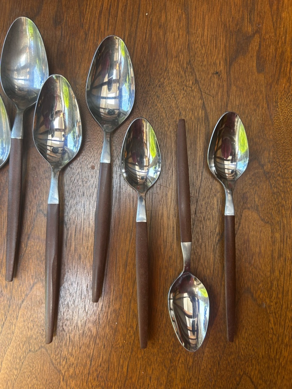 15 pc Ekco Eterna collectible Danish Modern stainless flatware, made in Japan. - Picture 4 of 4